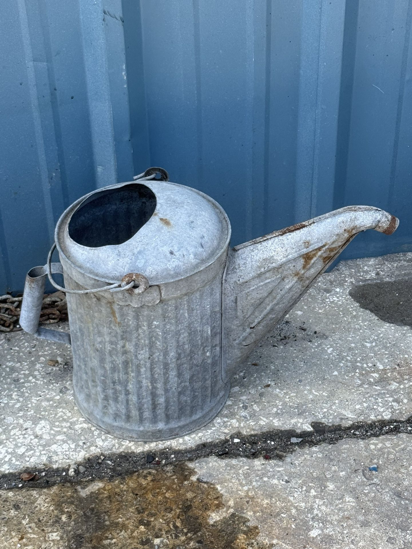 Old Galvanized Watering Can