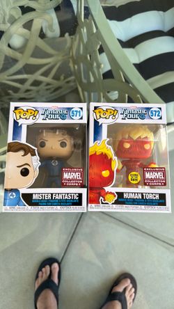 Funko Pop marvel Fantastic Four exclusive set