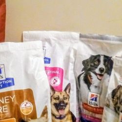 Variety Of Hill's  Dry Dog Food