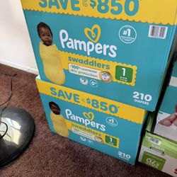 Pampers Swaddlers Size 1 210ct 
