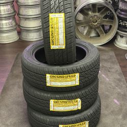 215/55/17 New Tires Ground Speed set of 4