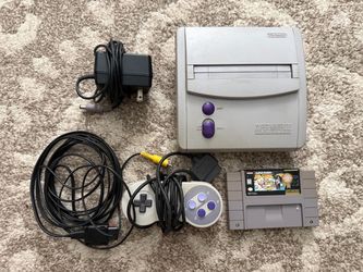Super nintendo jr console with super mario all stars
