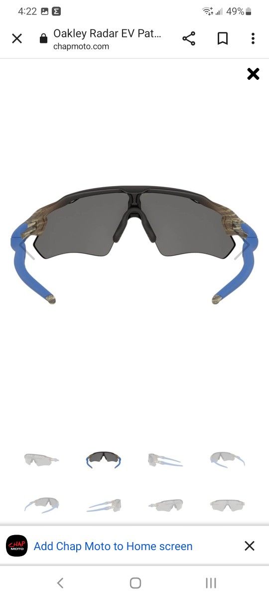 Oakley Radar Ev Path MLB Dodgers Sunglasses Sports & Outdoors