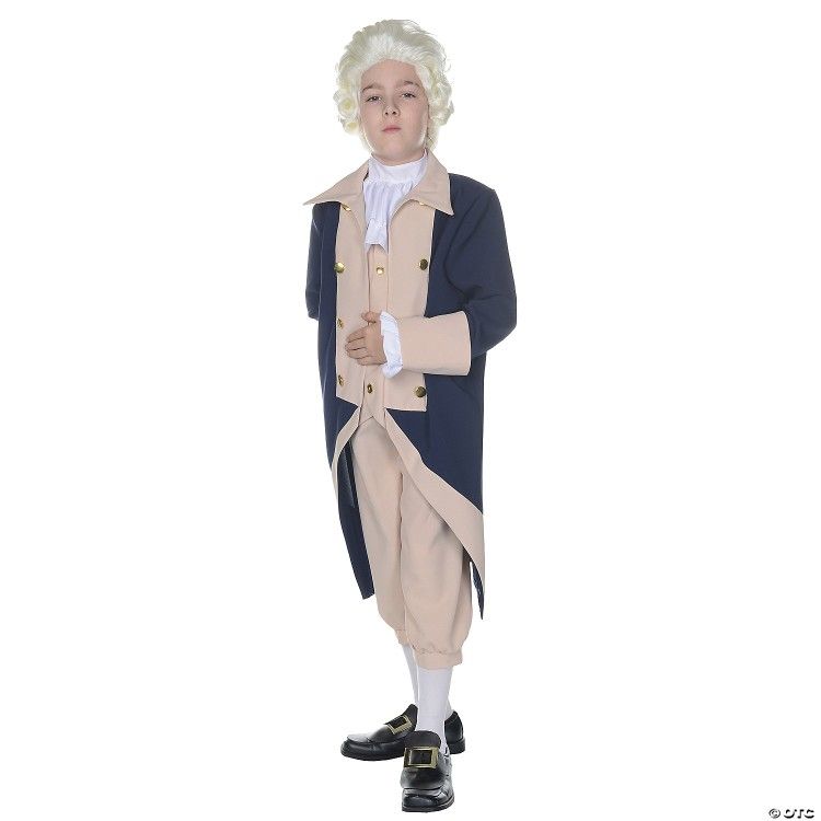 Boys Colonial Costumes with Wig