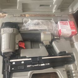 Porter cable 15 gauge pneumatic finish nailer kit