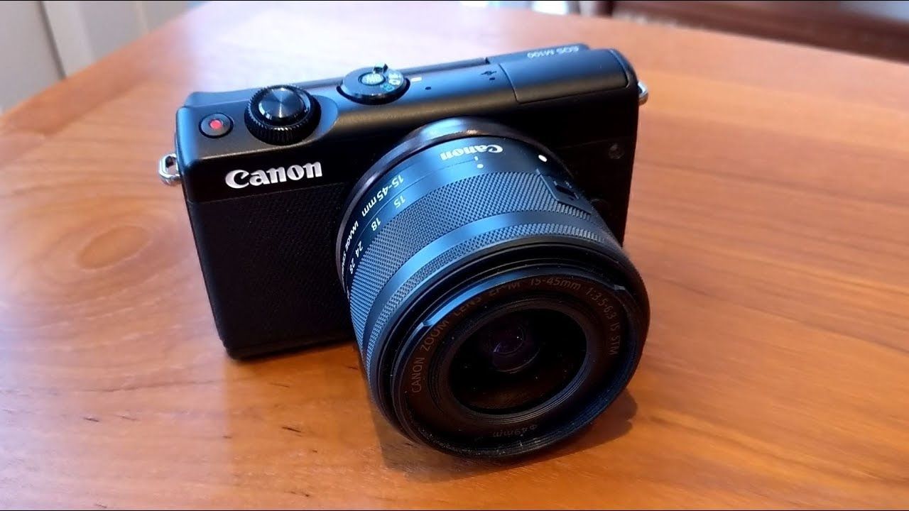 Canon m100 mirrorless camera