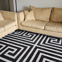 Mustard Color Sofa And Loveseat  Set