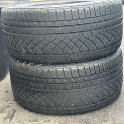 PAIR OF TIRE 275 35 20 CONTINENTAL 85% LIFE