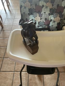 Iron Wood Ram Statue