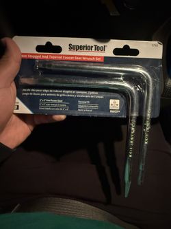 Superior tool Faucet Seat Wrench Set