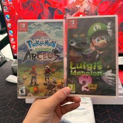 3 Brand New Sealed Nintendo Switch Games