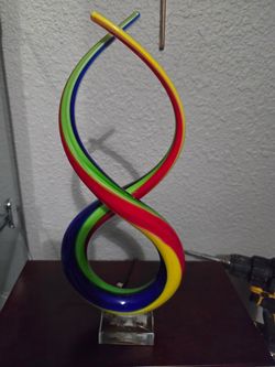 Murano Style Glass Statue-$75