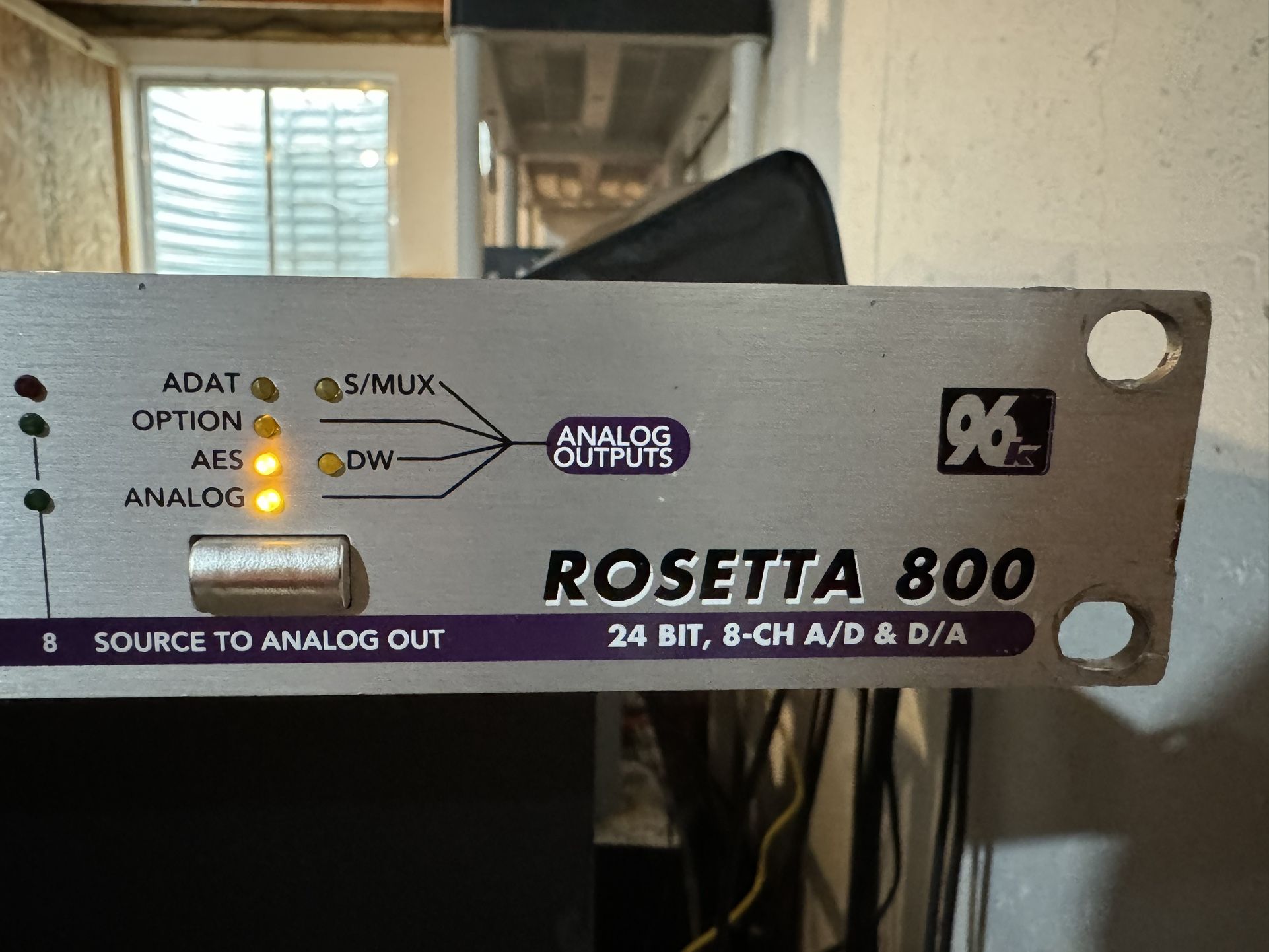 Rosetta Apogee 800 multi-channel AD/DA converter, 96khz, with X-HD Card