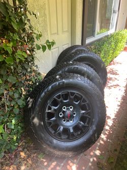 TRD Rims with FALKEN off road tires.