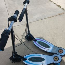 2 Razor Power Core E110 Electric Scooters