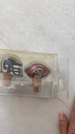 Vintage St. Louis Rams NFL Wine Bottle Stoppers – New in Packag