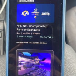 Rams Vs. Seahawks (4) GA Admissions COSM LA