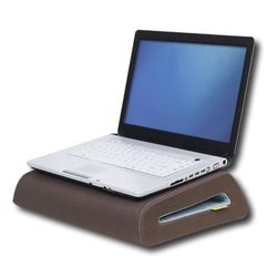 Belkin - CushTop Lap Cushion for Laptops Up to 17" - Chocolate
