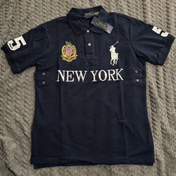 Navy Ralph Lauren New York Polo Shirt