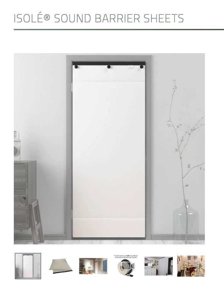 Audite Isolé Sound Barrier For Door
