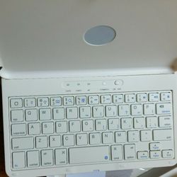 Bluetooth wireless keyboard case for iPad Mini, White or Red