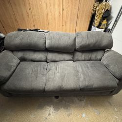 Couch - Blue - 92 Inches