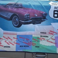 Route 66 Cloth Banner/flag