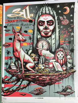RARE 311 Concert poster - Munk One - A/P Edition - #12/35