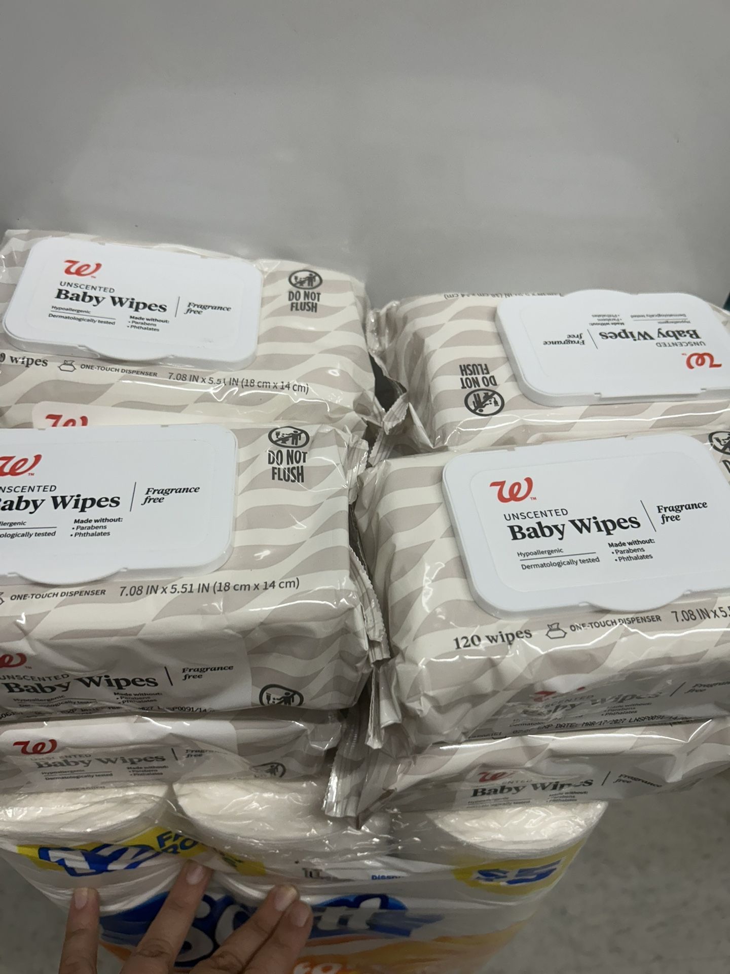 Baby Wipes 8 Packs $12