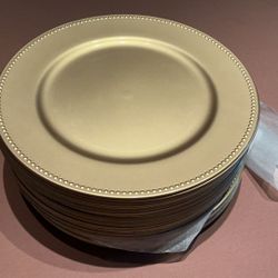 Gold Charger Plates 