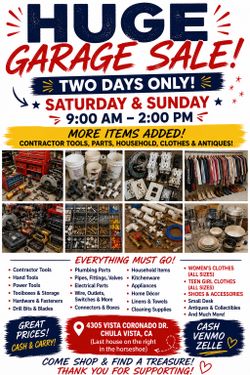 Garage Sale- Items for All