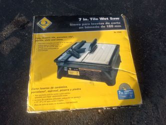 wet tile saw