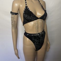 Four Piece Velvet Set 