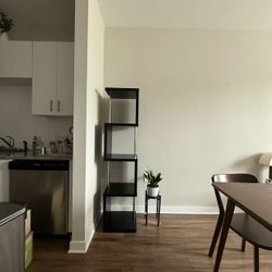Benzara Black Wood 4 -Shelf Bookcase 