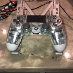 Rare Transparent Ps4 Controller
