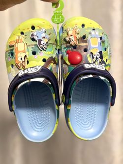 NEW - Bluey Crocs Sz J2