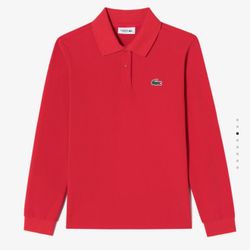 Lacoste polo long sleeve sweatshirt