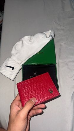Fancy red wallet