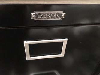 Devon 4 Drawer Metal File Cabinet W H