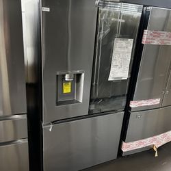 New Open Box Lg Mirrored Insta View French Style Refrigerator 