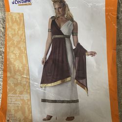 Halloween Costume Roman Empress Goddess Womens 10-12