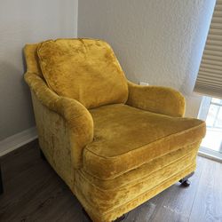 Vintage Velvet Chair