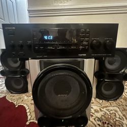 Sorry Speakers And Kenwood Receiver And Sony subwoofer