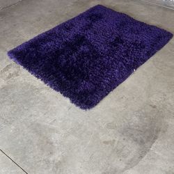 Purple Shaggy Rug