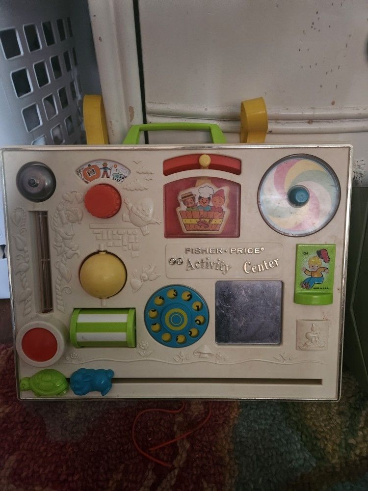 1980s Vintage Fisherprice Infant Activity Board