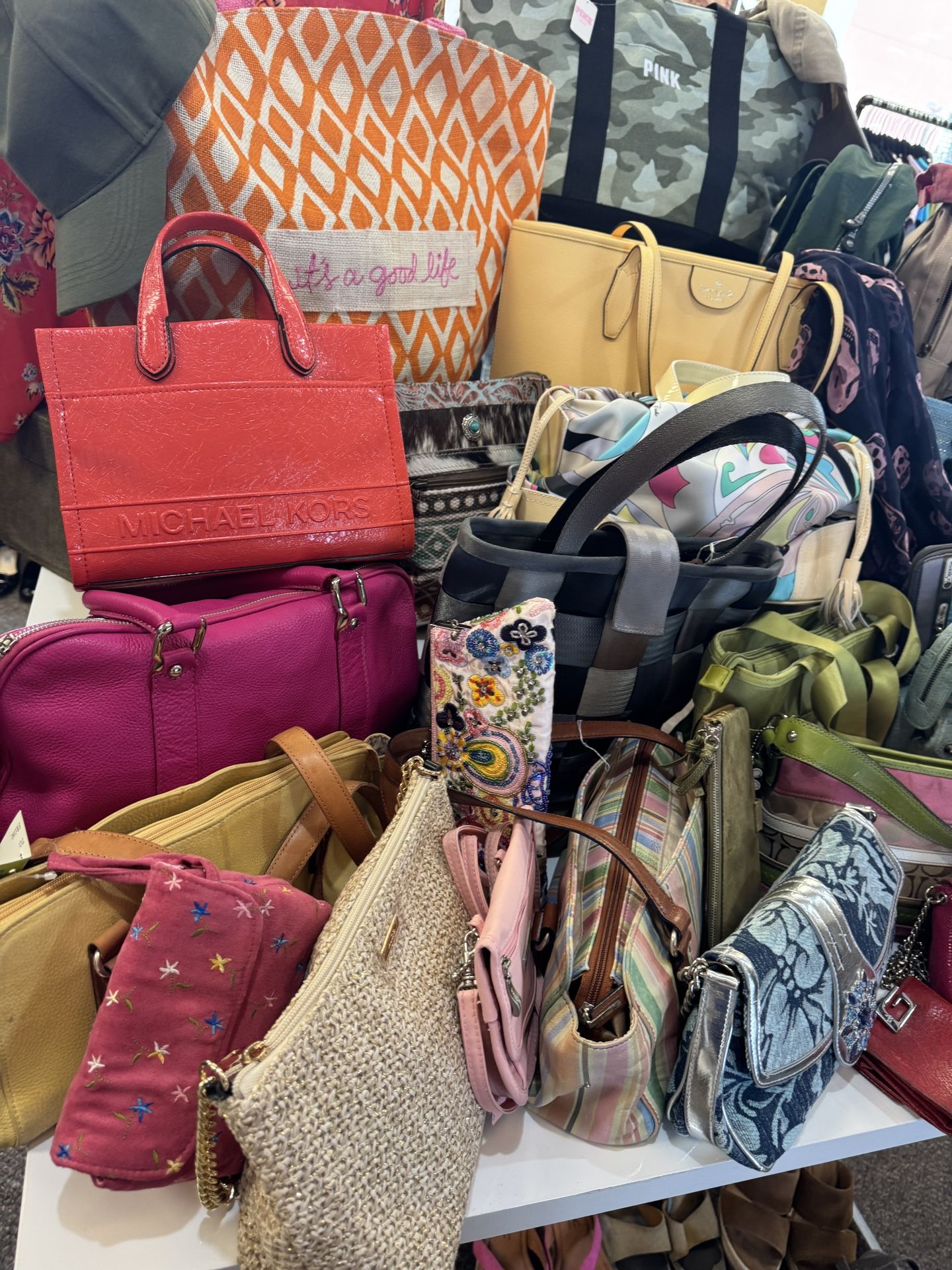 Assorted New And Pre-Loved summer bag, Totes, Purses, Backpacks And More
