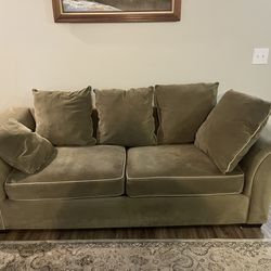 Large Sofa In Velvet