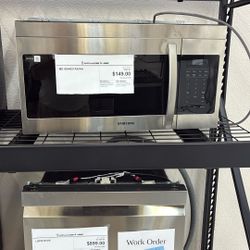 Samsung Above-The-Range Microwave Oven ME16A4021AS/AA, Only $149