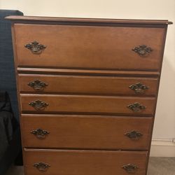Solid Wood 4-Drawer Dresser – 100cm x 80cm