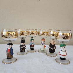 Vintage Goebel Hummel Figurine Goblets